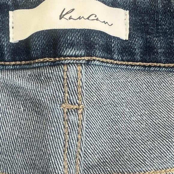 KanCan Junior Women’s Blue Jean Shorts High Rise Button Fly Stretch Size 13/30 - Picture 3 of 6